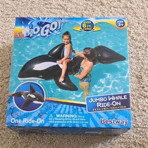 Jumbo Whale Ride-On - Black Brand NEW NEVER OPENED